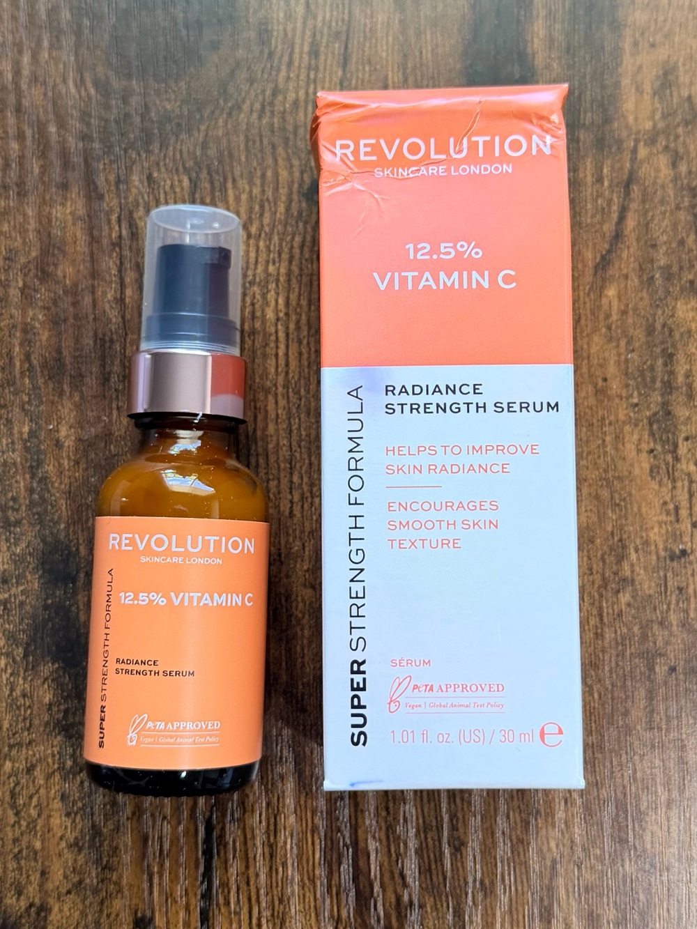 Revolution Vitamin C Radiance Strength Serum - Orange and White